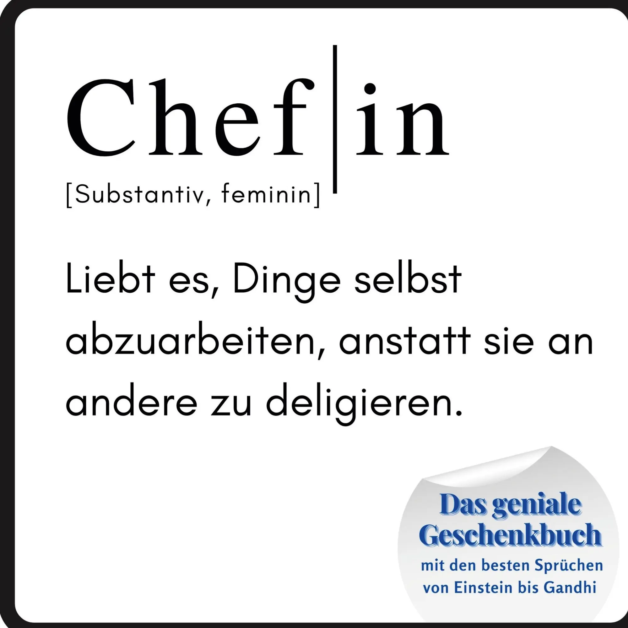 Cover: 9783750518353 | Chefin | Bibi Hübsch | Taschenbuch | Paperback | 82 S. | Deutsch