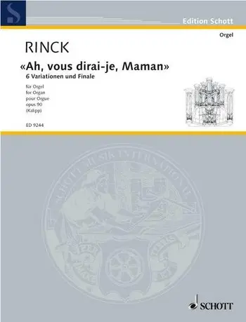 Cover: 9790001128353 | Ah Vous Dirai-Je Maman Opus 90 | Johann Christian Heinrich Rinck
