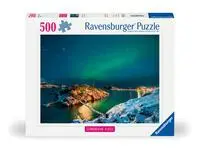 Cover: 4005555008453 | Erwachsenenpuzzle 500 Teile - Nordlichter in Tromsø, Norwegen | Spiel