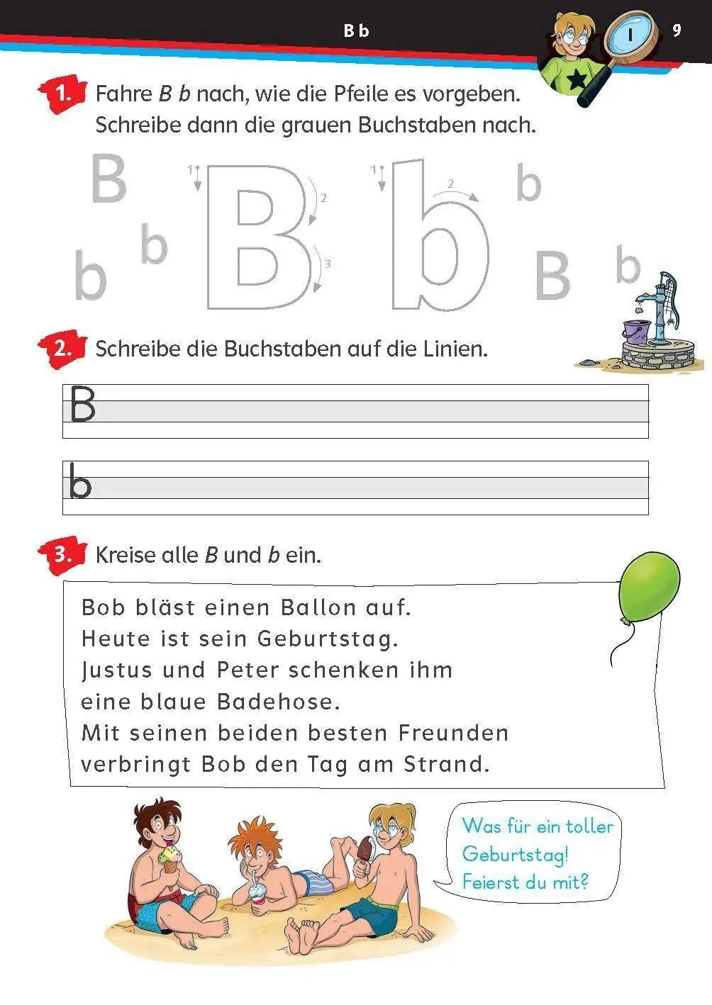 Bild: 9783129498453 | Die drei ??? Kids: Mein Übungsheft Deutsch 1. Klasse - Schreiben...