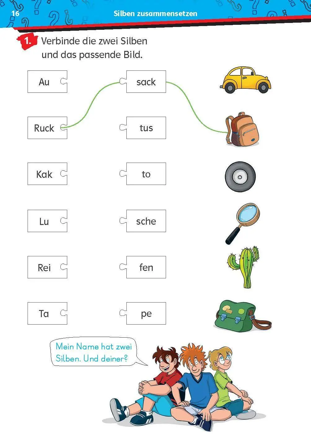 Bild: 9783129498453 | Die drei ??? Kids: Mein Übungsheft Deutsch 1. Klasse - Schreiben...