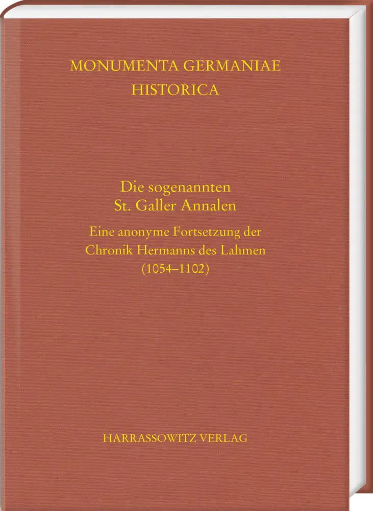 Cover: 9783447118453 | Die sogenannten St. Galler Annalen | Benedikt Marxreiter | Buch | VIII