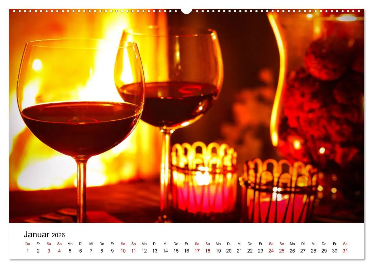 Bild: 9783457878453 | Weinkalender (Wandkalender 2026 DIN A2 quer), CALVENDO Monatskalender
