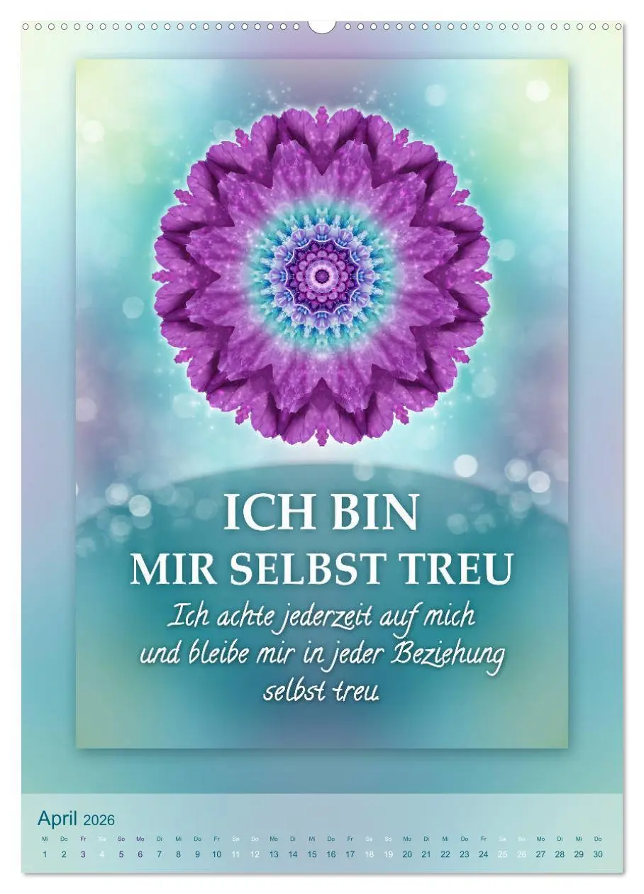 Bild: 9783516418453 | ICH BIN Licht und Liebe - Kalender (Wandkalender 2026 DIN A2 hoch),...