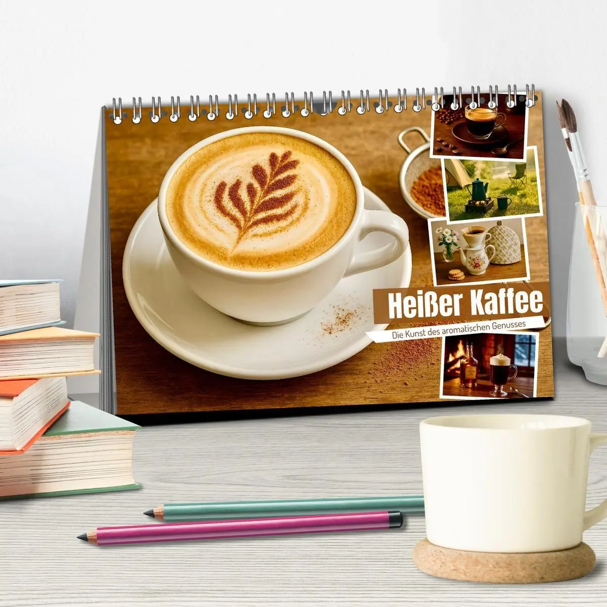 Bild: 9783516658453 | Heißer Kaffee (Tischkalender 2026 DIN A5 quer), CALVENDO...