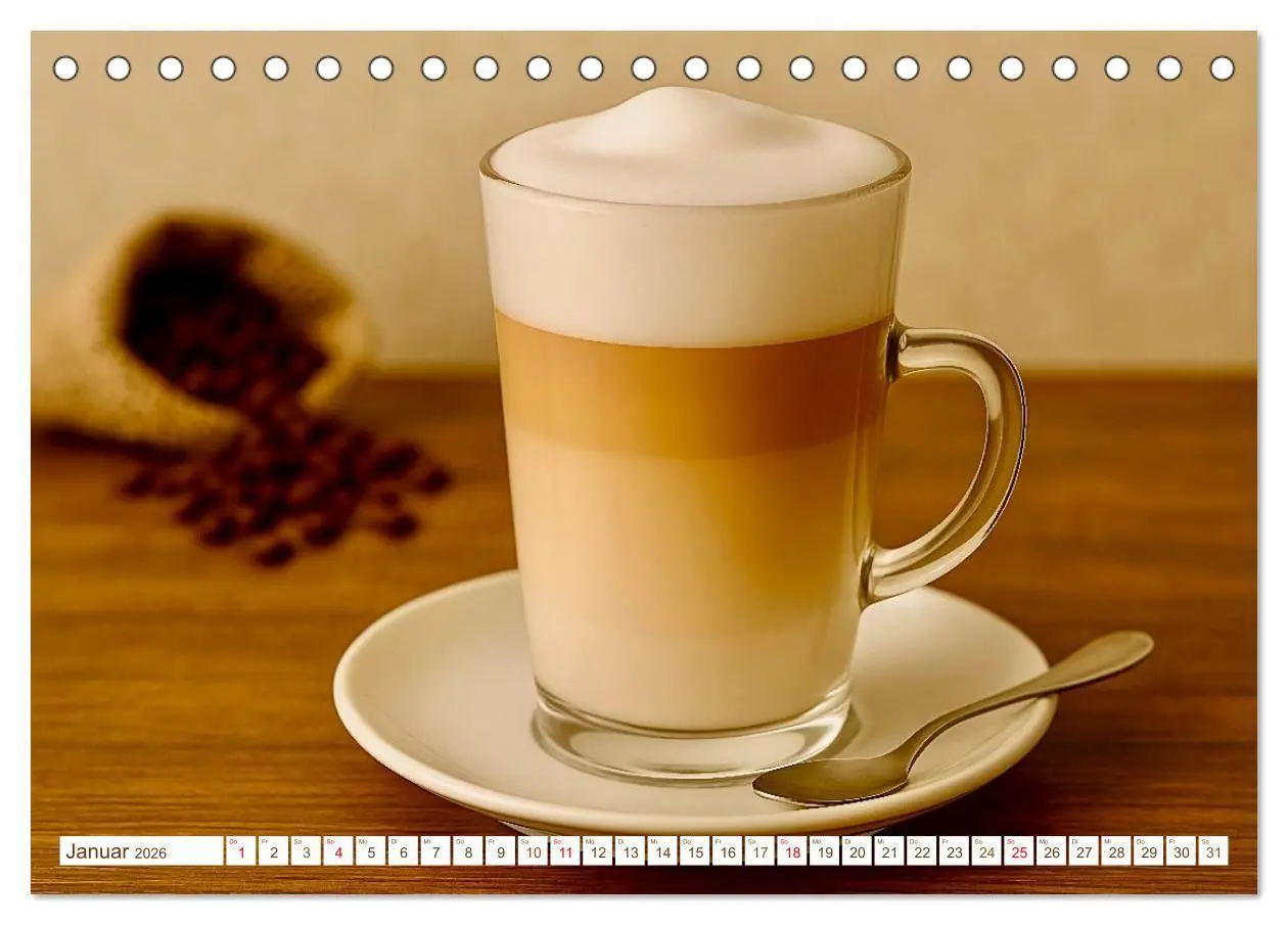 Bild: 9783516658453 | Heißer Kaffee (Tischkalender 2026 DIN A5 quer), CALVENDO...