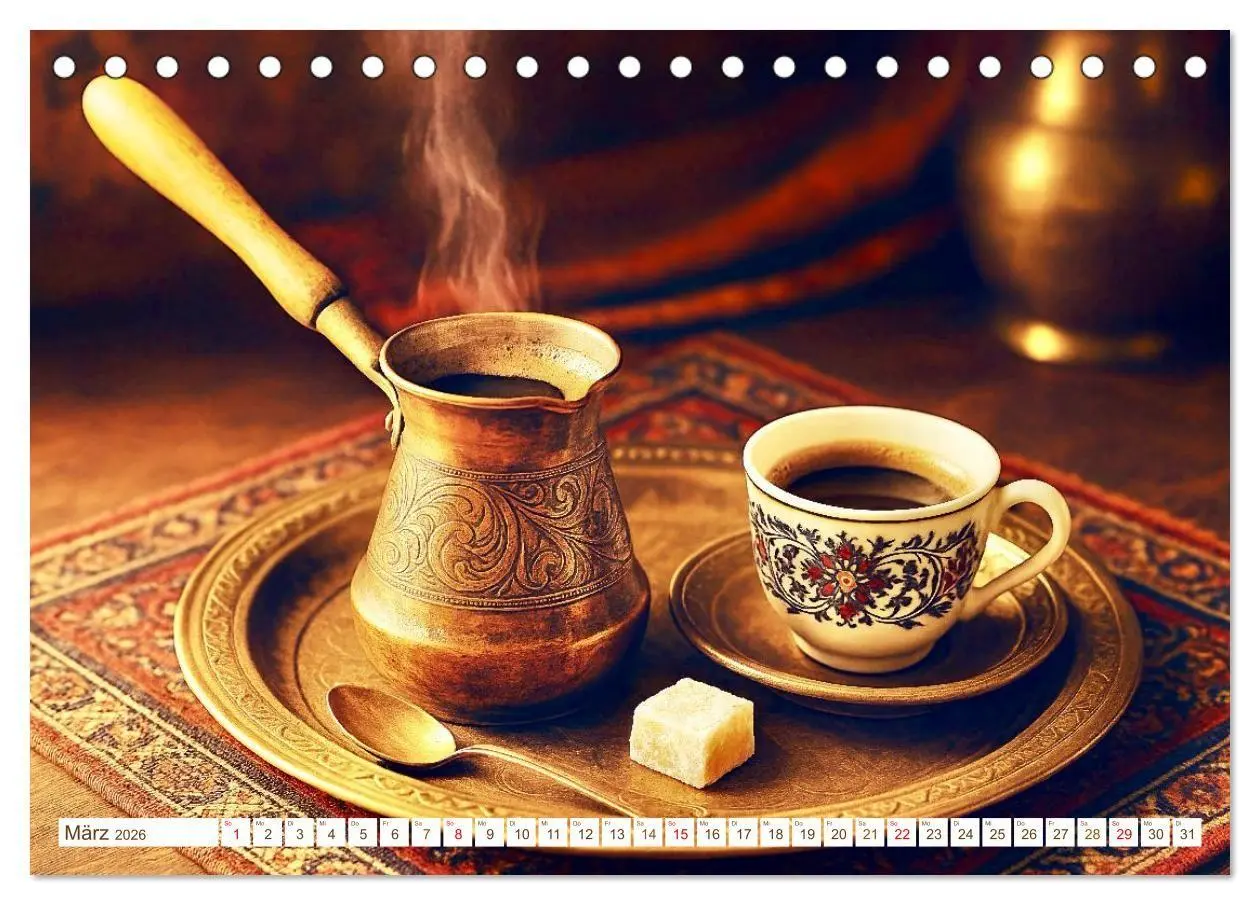 Bild: 9783516658453 | Heißer Kaffee (Tischkalender 2026 DIN A5 quer), CALVENDO...
