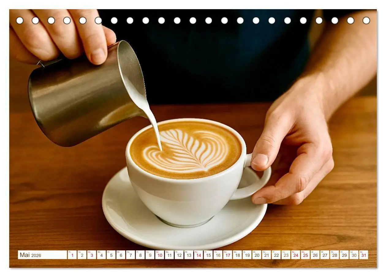 Bild: 9783516658453 | Heißer Kaffee (Tischkalender 2026 DIN A5 quer), CALVENDO...