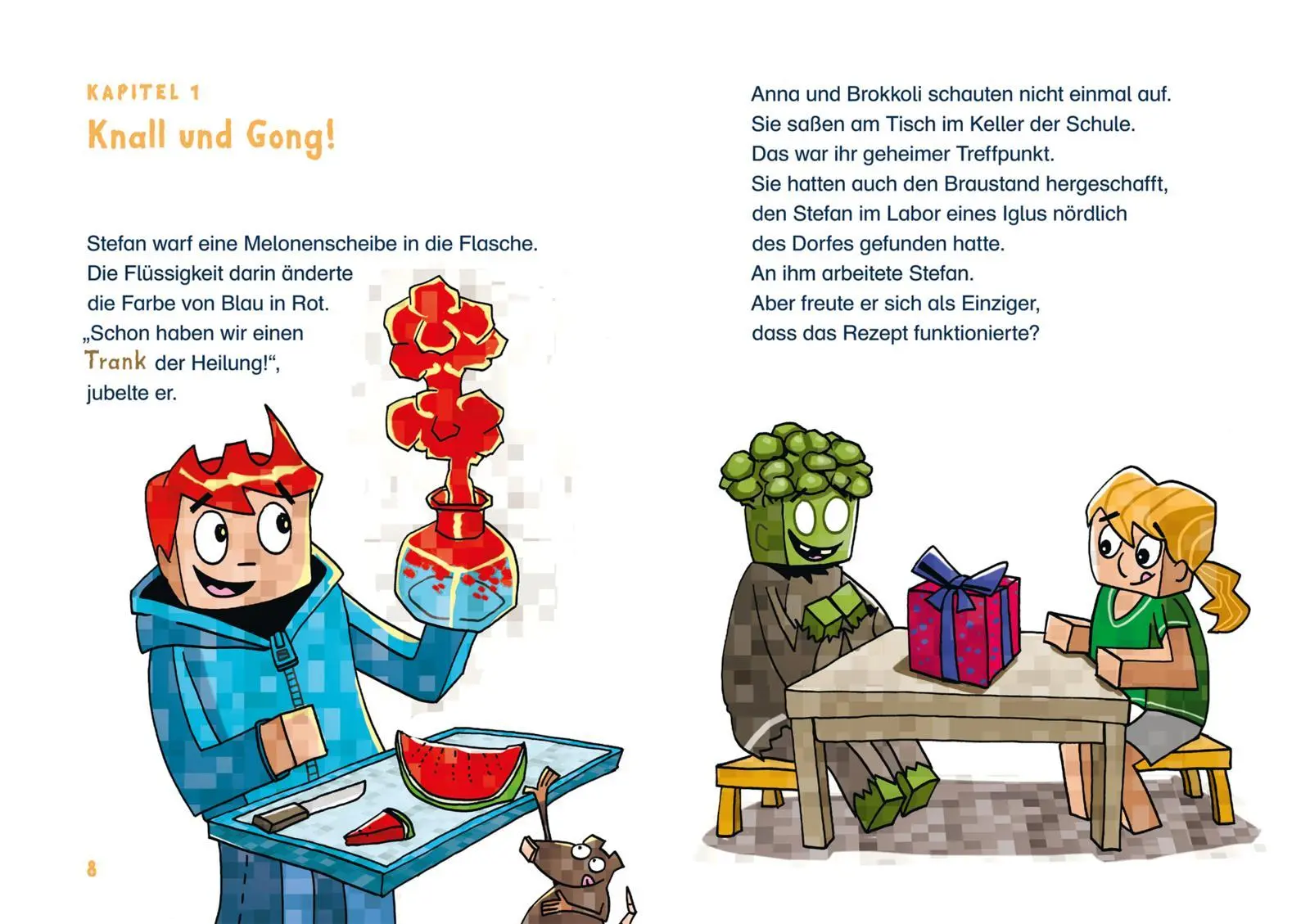 Bild: 9783551068453 | Lesenlernen mit Spaß - Minecraft 2: Monster - bis zum Umfallen! | Wolz