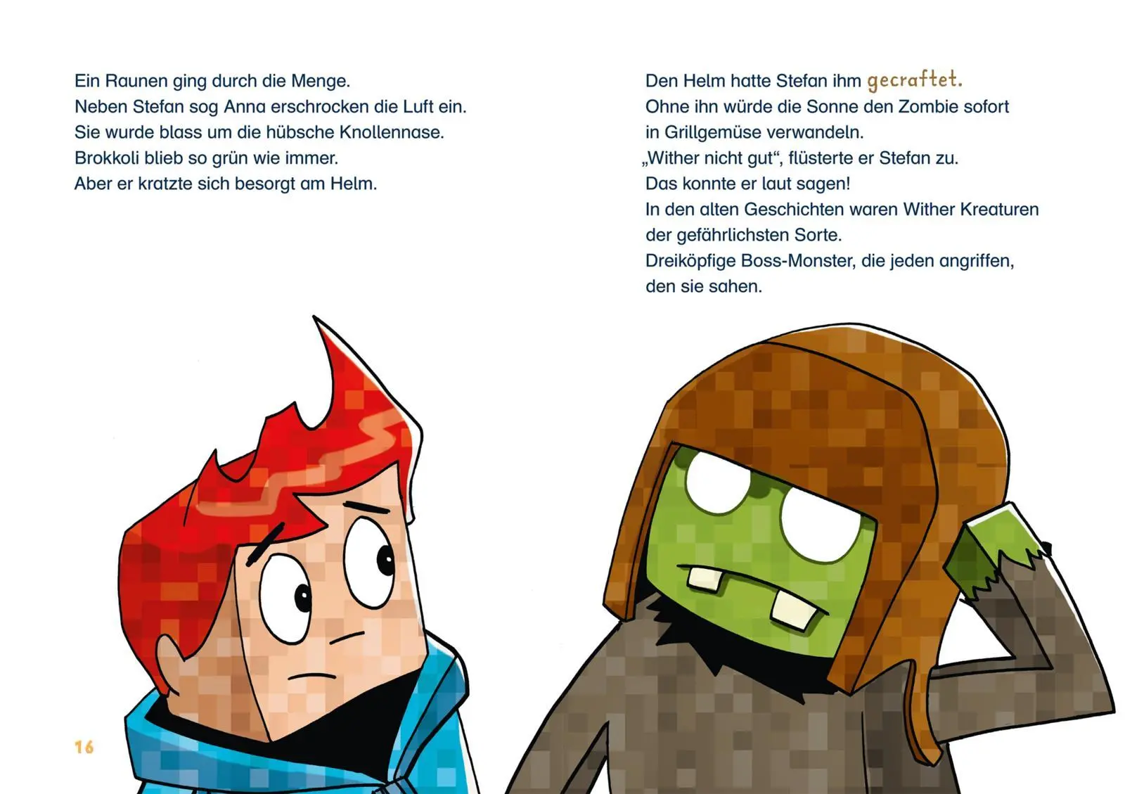 Bild: 9783551068453 | Lesenlernen mit Spaß - Minecraft 2: Monster - bis zum Umfallen! | Wolz