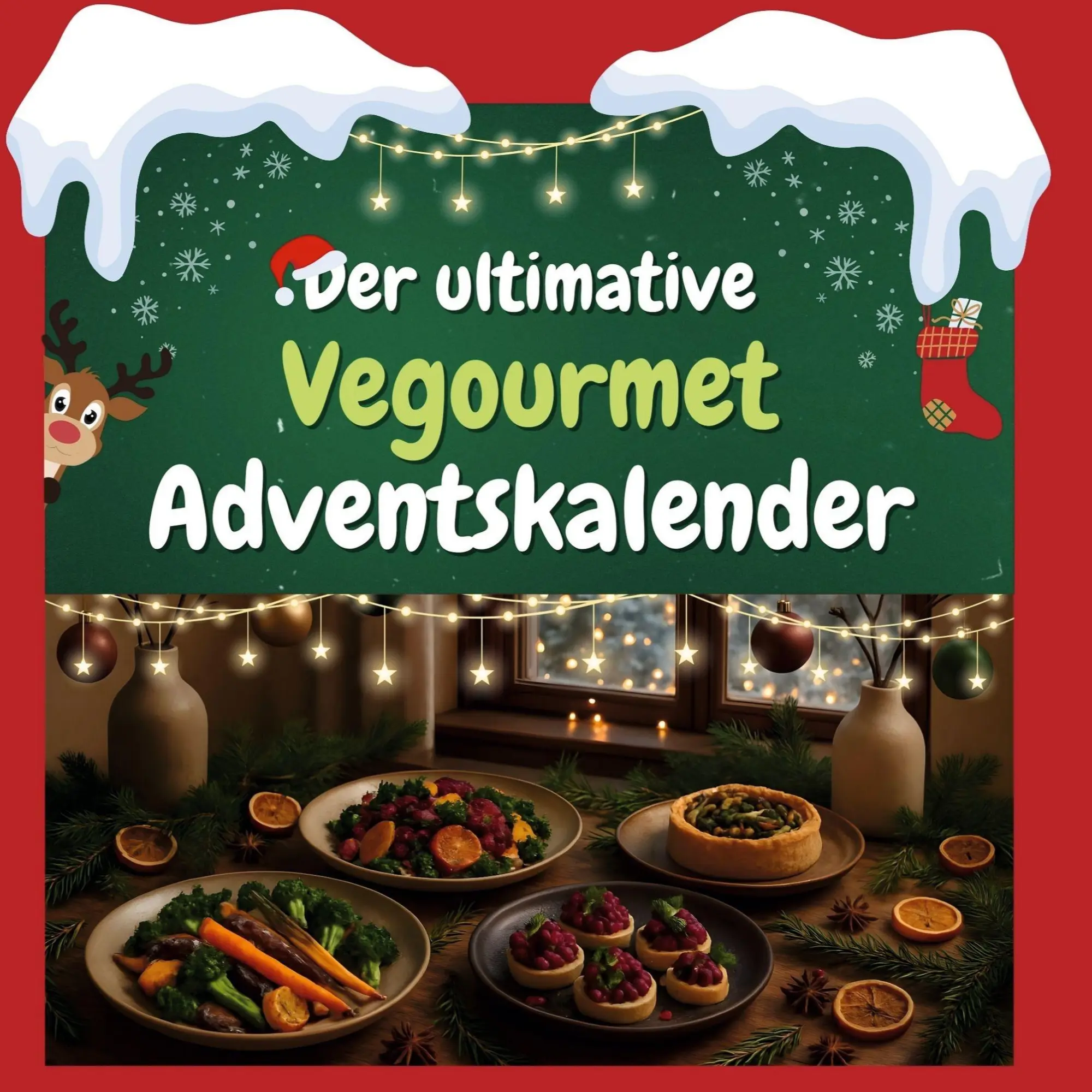 Cover: 9783695308453 | Der ultimative Vegourmet-Adventskalender | Nele König | Taschenbuch
