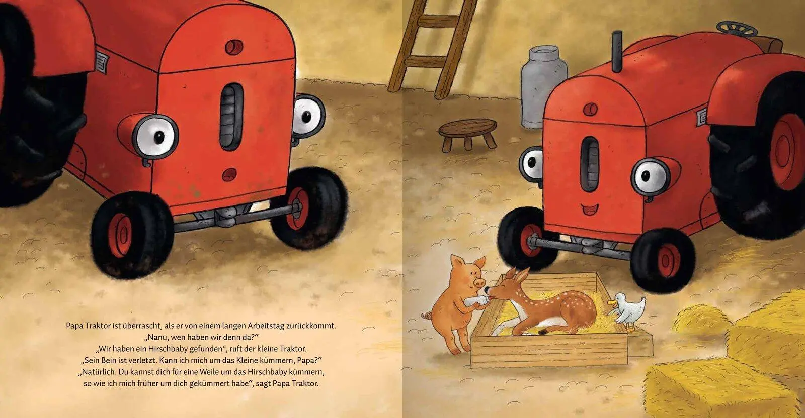 Bild: 9783741528453 | Der kleine Traktor und das Hirschbaby | Natalie Quintart | Buch | 2025