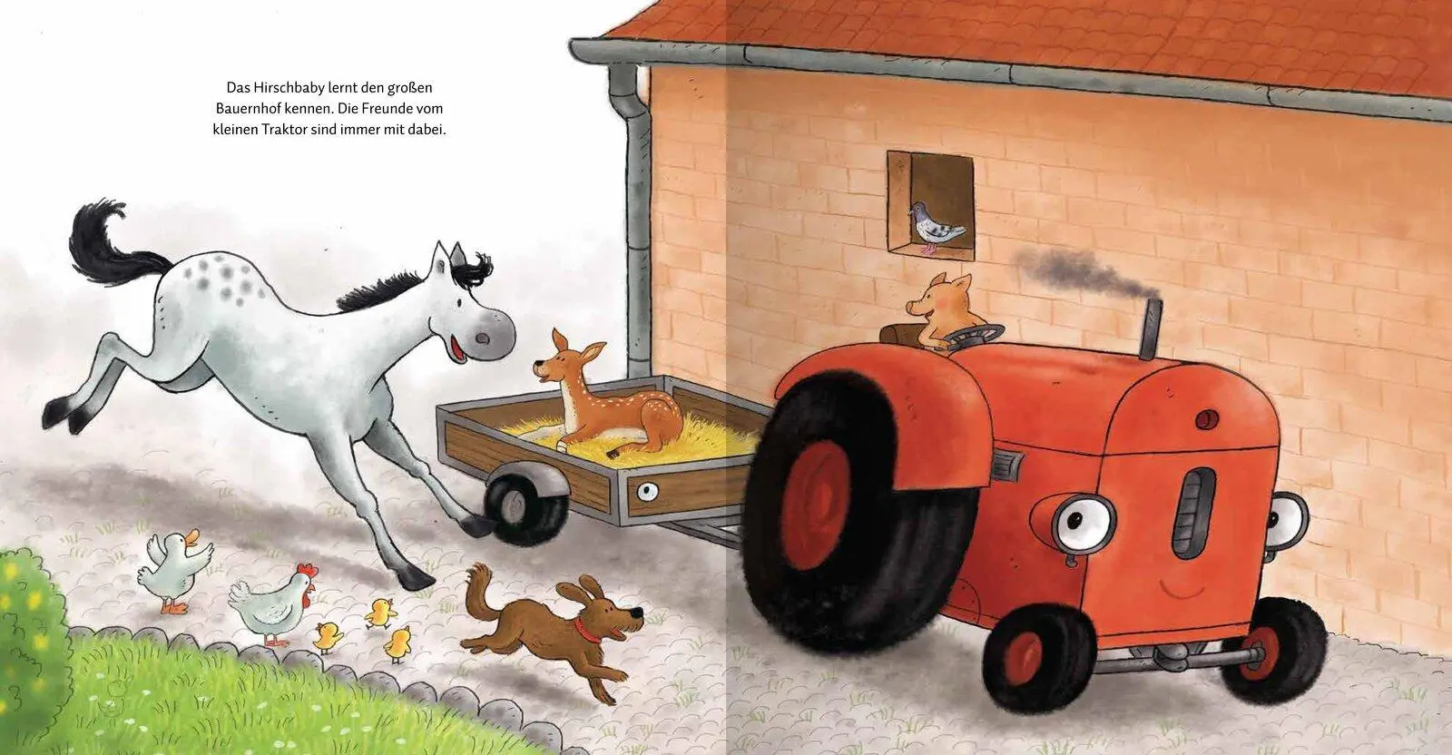 Bild: 9783741528453 | Der kleine Traktor und das Hirschbaby | Natalie Quintart | Buch | 2025