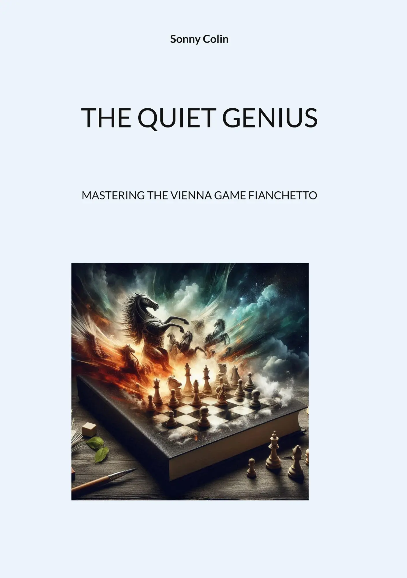 Cover: 9789180808453 | THE QUIET GENIUS: | MASTERING THE VIENNA GAME FIANCHETTO | Sonny Colin