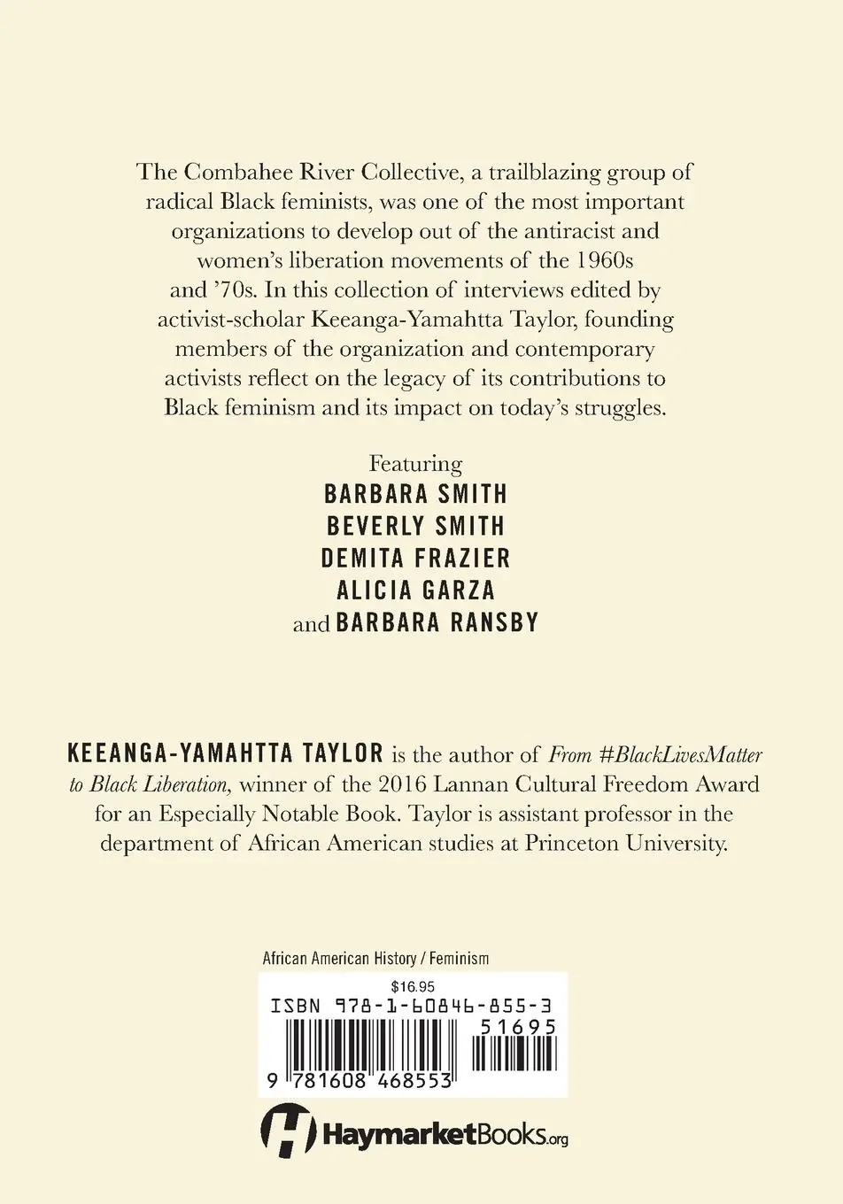 Rückseite: 9781608468553 | How We Get Free | Black Feminism and the Combahee River Collective