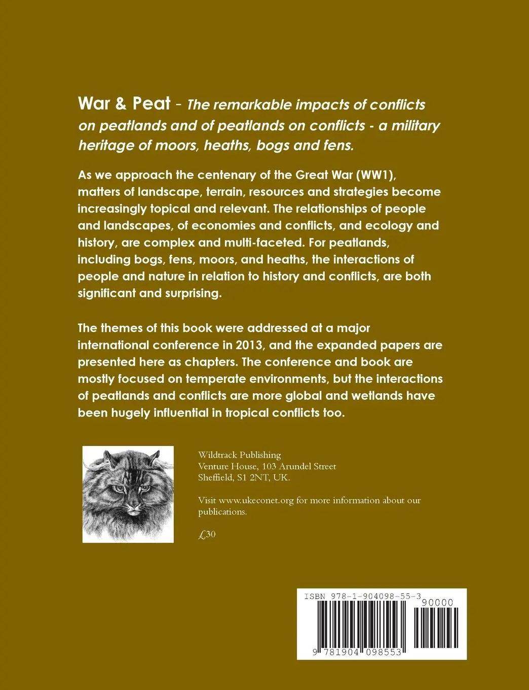Rückseite: 9781904098553 | War &amp; Peat | Ian D. Rotherham (u. a.) | Taschenbuch | Englisch | 2014
