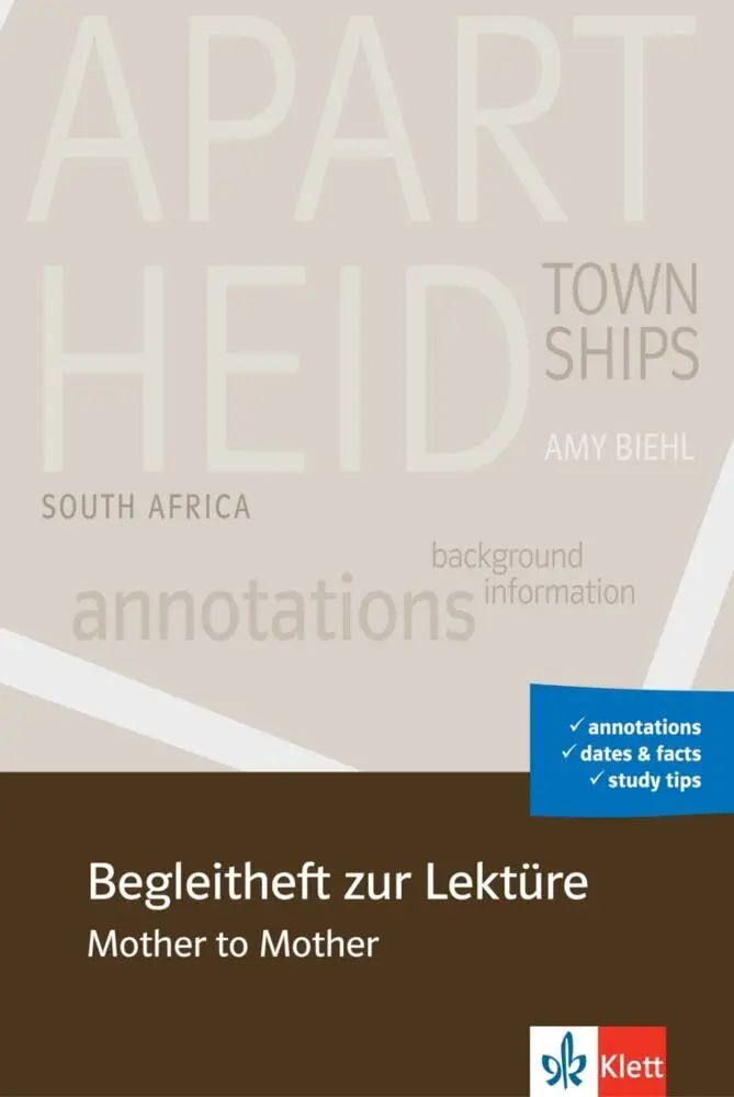 Cover: 9783125738553 | Begleitheft zur Lektüre Mother to Mother | Vera Kowalewski (u. a.)