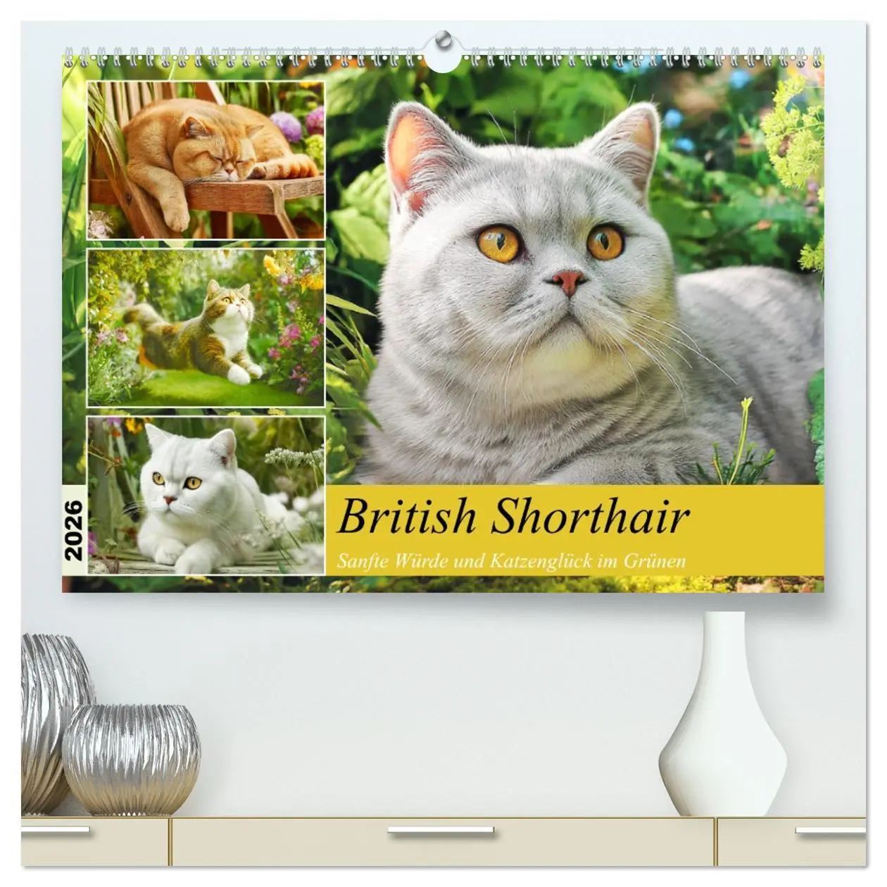 Cover: 9783516028553 | British Shorthair. Sanfte Würde und Katzenglück im Grünen...