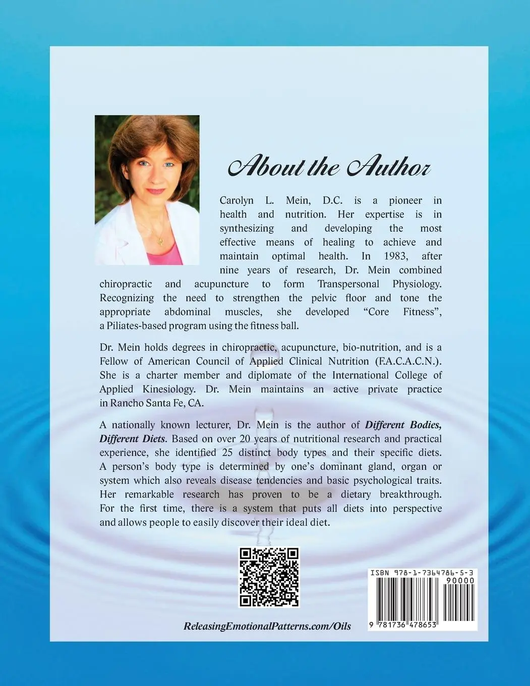 Rückseite: 9781736478653 | Releasing Emotional Patterns with Essential Oils | Carolyn L. Mein