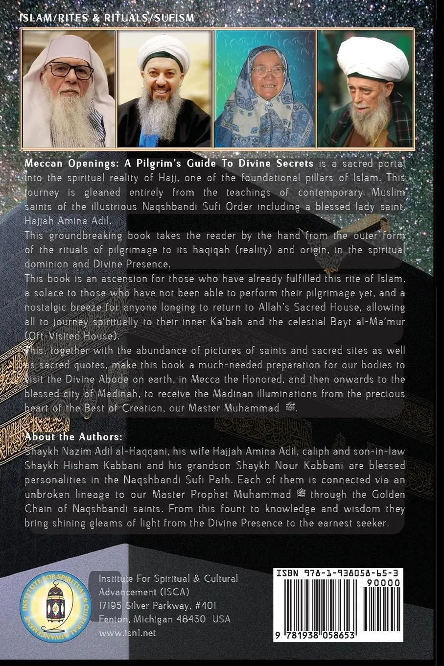 Rückseite: 9781938058653 | Meccan Openings | A Pilgrim's Guide to Divine Secrets | Taschenbuch