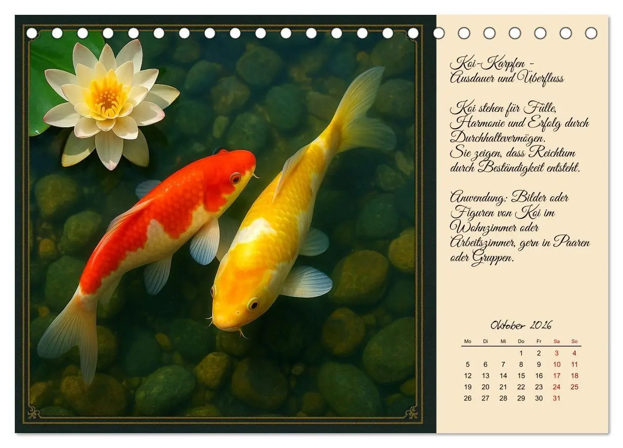 Bild: 9783516708653 | Feng Shui - Symbole für die Harmonie des Qi (Tischkalender 2026 DIN...