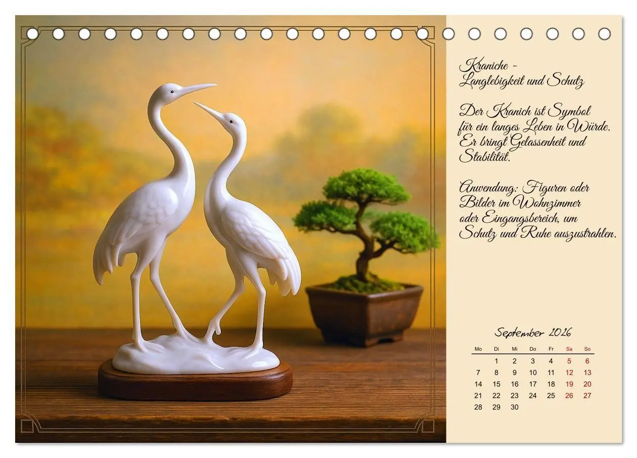 Bild: 9783516708653 | Feng Shui - Symbole für die Harmonie des Qi (Tischkalender 2026 DIN...