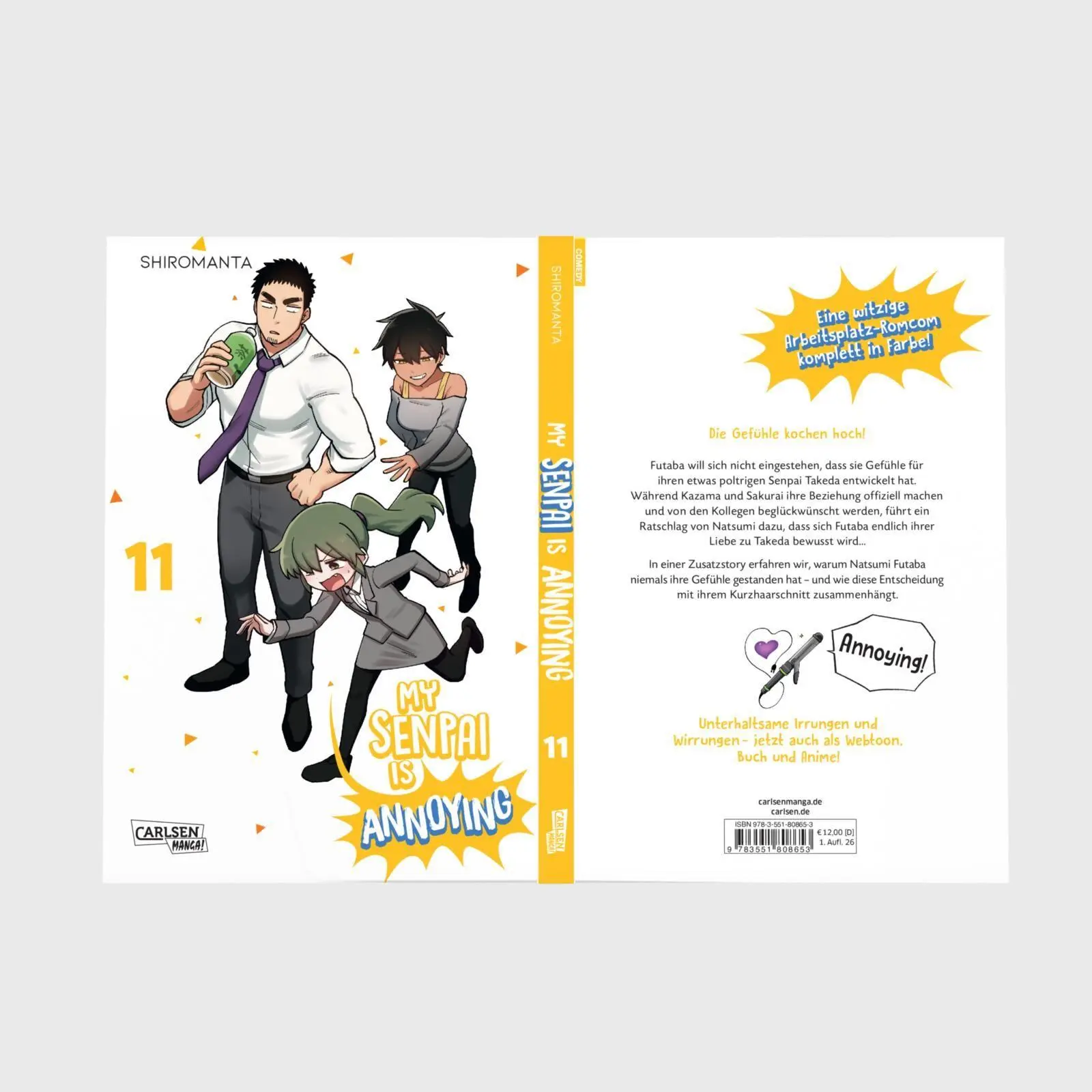 Bild: 9783551808653 | My Senpai is Annoying 11 | Shiromanta | Taschenbuch | 128 S. | Deutsch