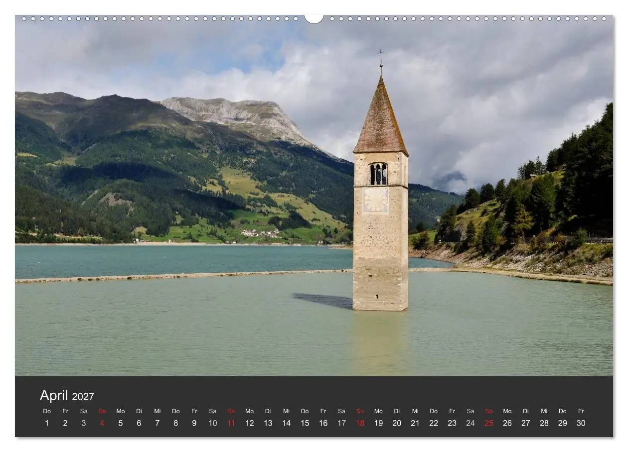 Bild: 9783594238653 | Der Vinschgau (hochwertiger Premium Wandkalender 2027 DIN A2 quer),...