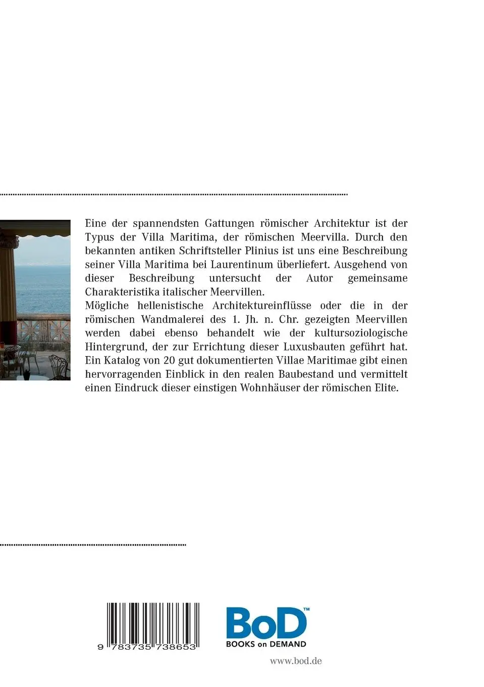 Rückseite: 9783735738653 | Villae Maritimae | Michael Kassar | Taschenbuch | 224 S. | Deutsch