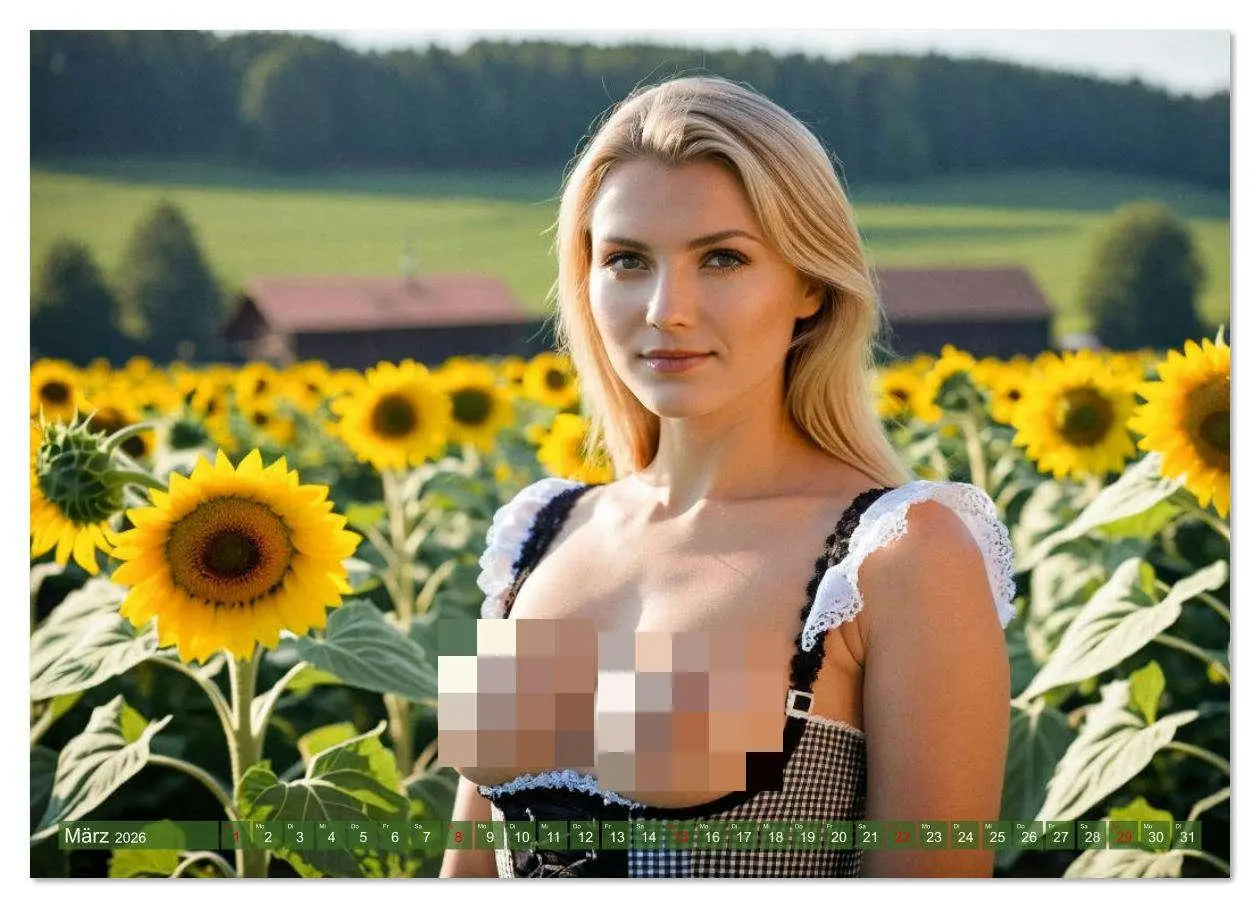 Bild: 9783516628753 | Sexy Bäuerinnen - Nackte Frauen auf dem Bauernhof (Wandkalender...