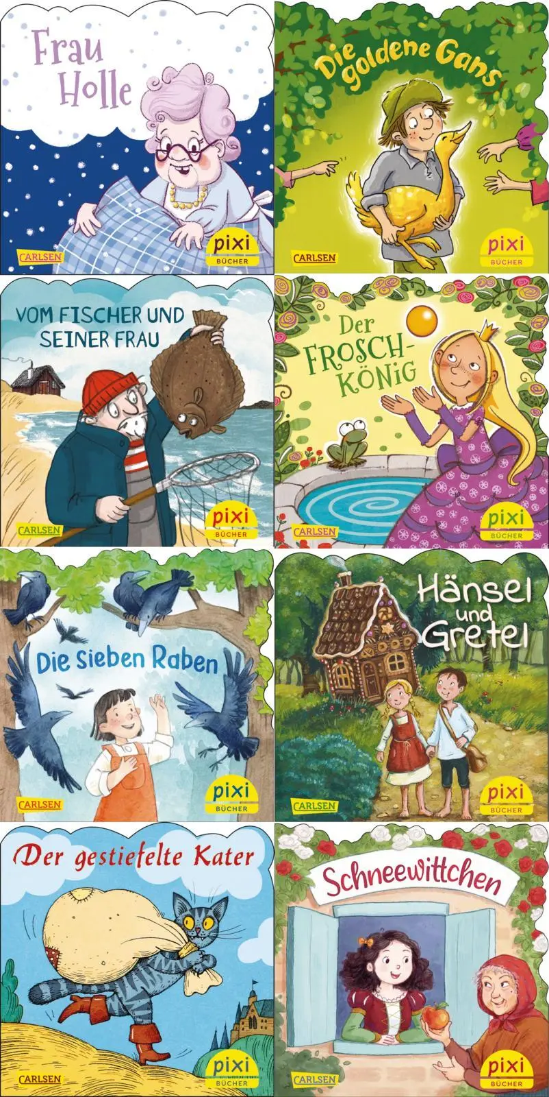 Cover: 9783551038753 | Pixi-8er-Set 293: Pixis liebste Märchen (8x1 Exemplar) | diverse | Box
