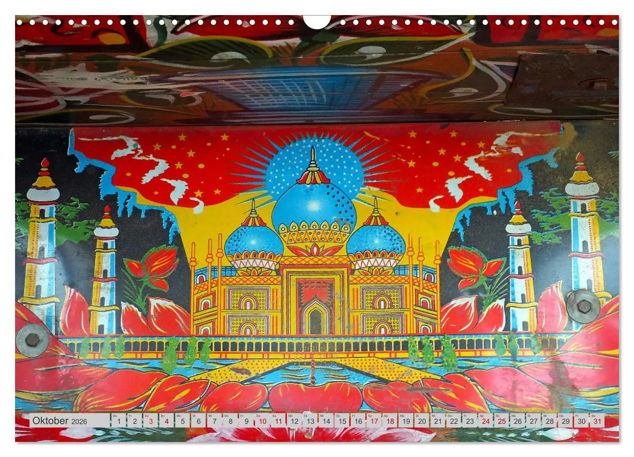 Bild: 9783457458853 | Farbenfrohes Bangladesch (Wandkalender 2026 DIN A3 quer), CALVENDO...