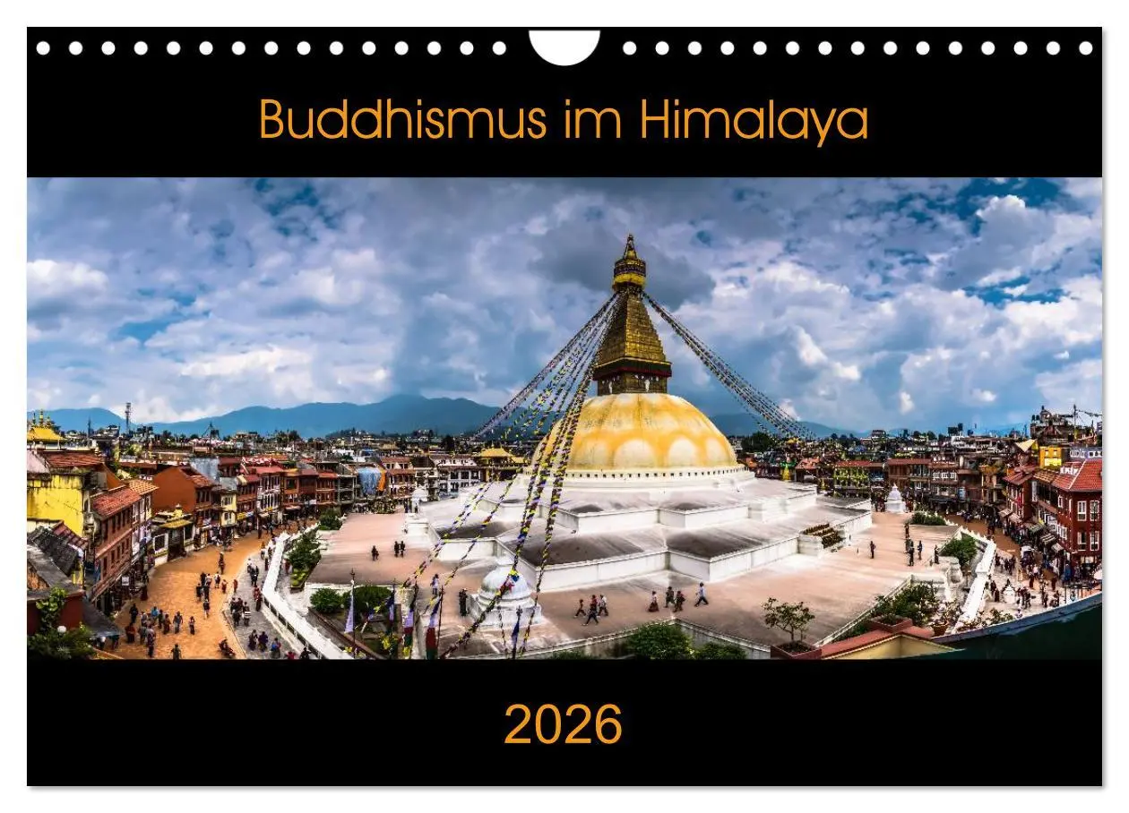 Cover: 9783516098853 | Buddhismus im Himalaya (Wandkalender 2026 DIN A4 quer), CALVENDO...