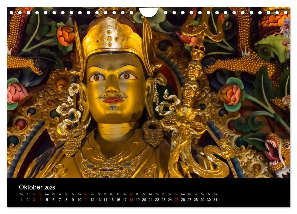 Bild: 9783516098853 | Buddhismus im Himalaya (Wandkalender 2026 DIN A4 quer), CALVENDO...