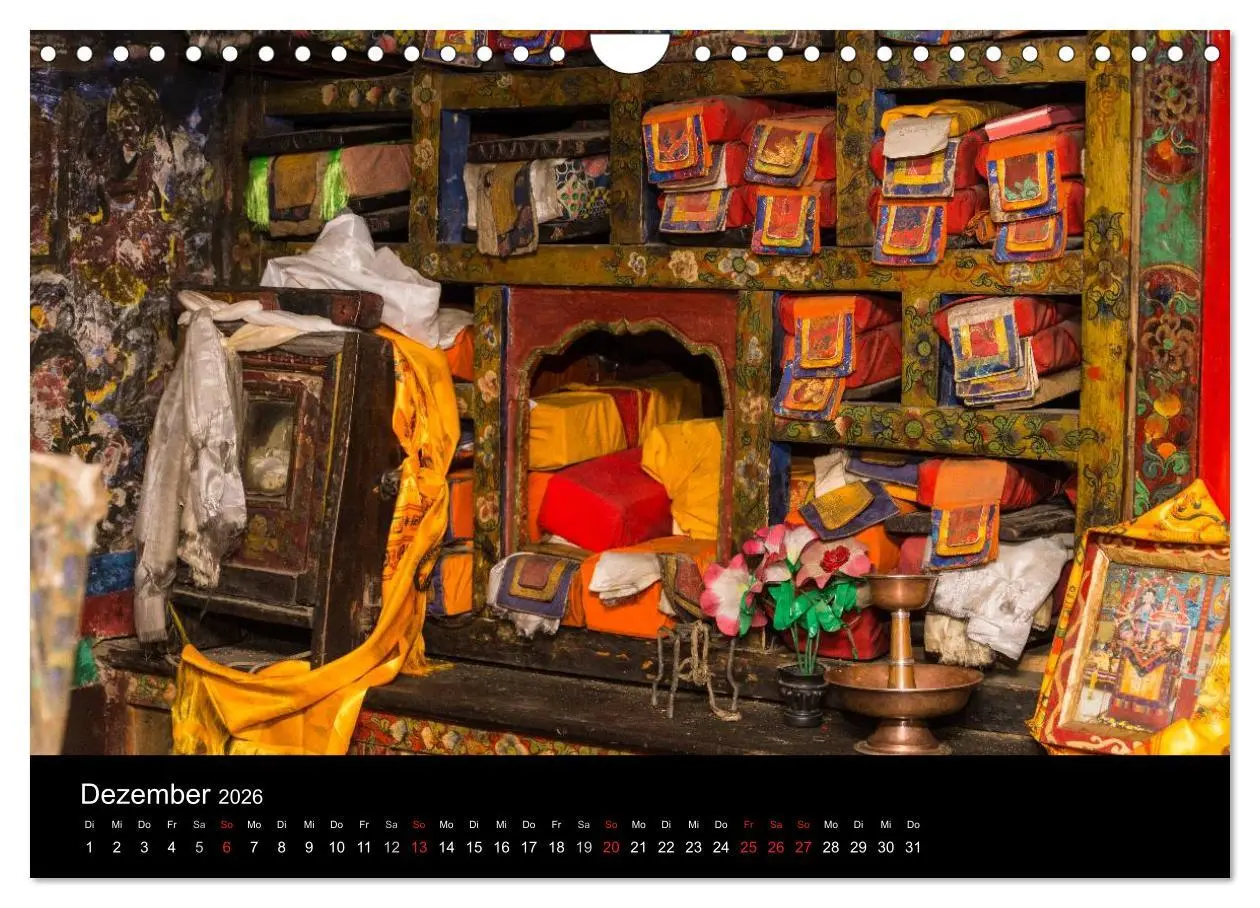 Bild: 9783516098853 | Buddhismus im Himalaya (Wandkalender 2026 DIN A4 quer), CALVENDO...
