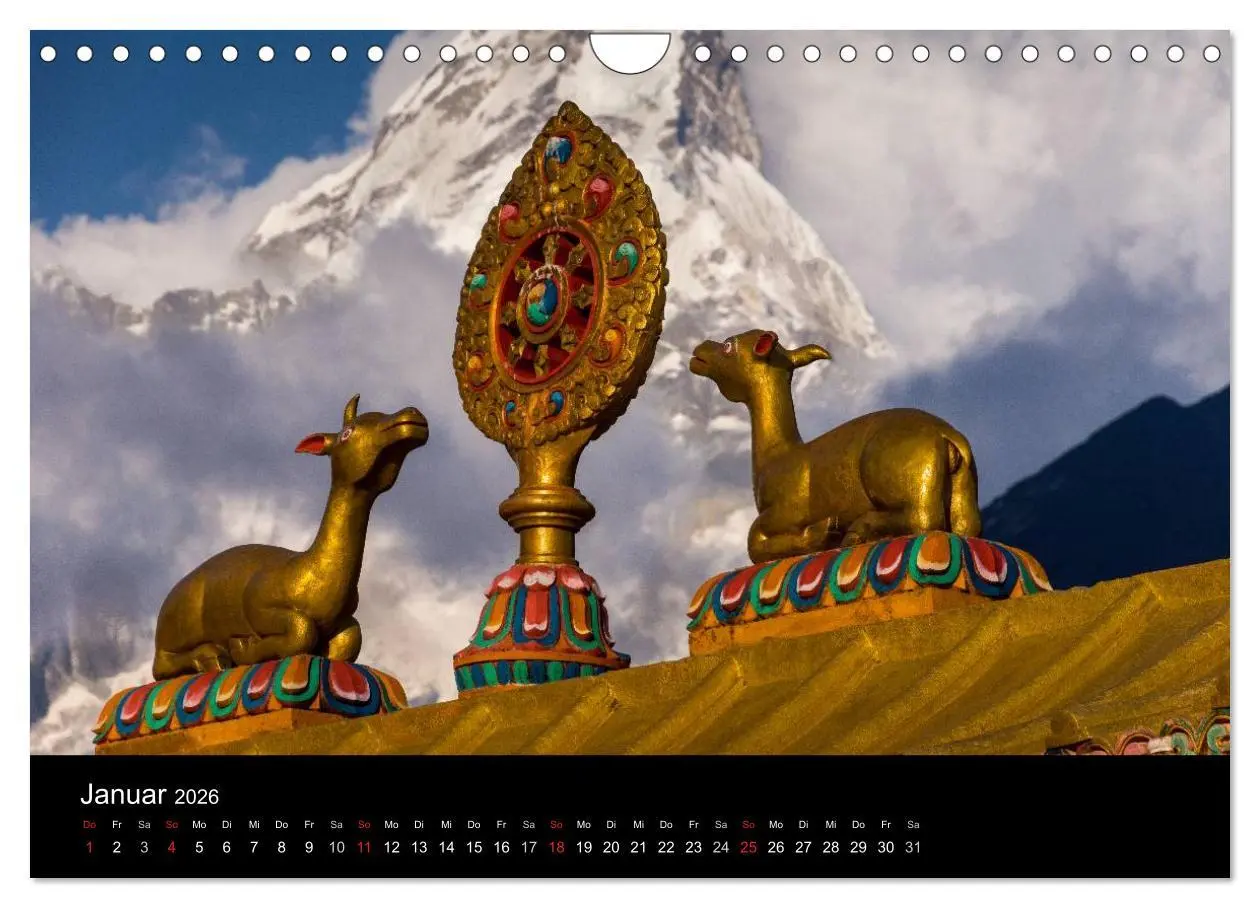 Bild: 9783516098853 | Buddhismus im Himalaya (Wandkalender 2026 DIN A4 quer), CALVENDO...