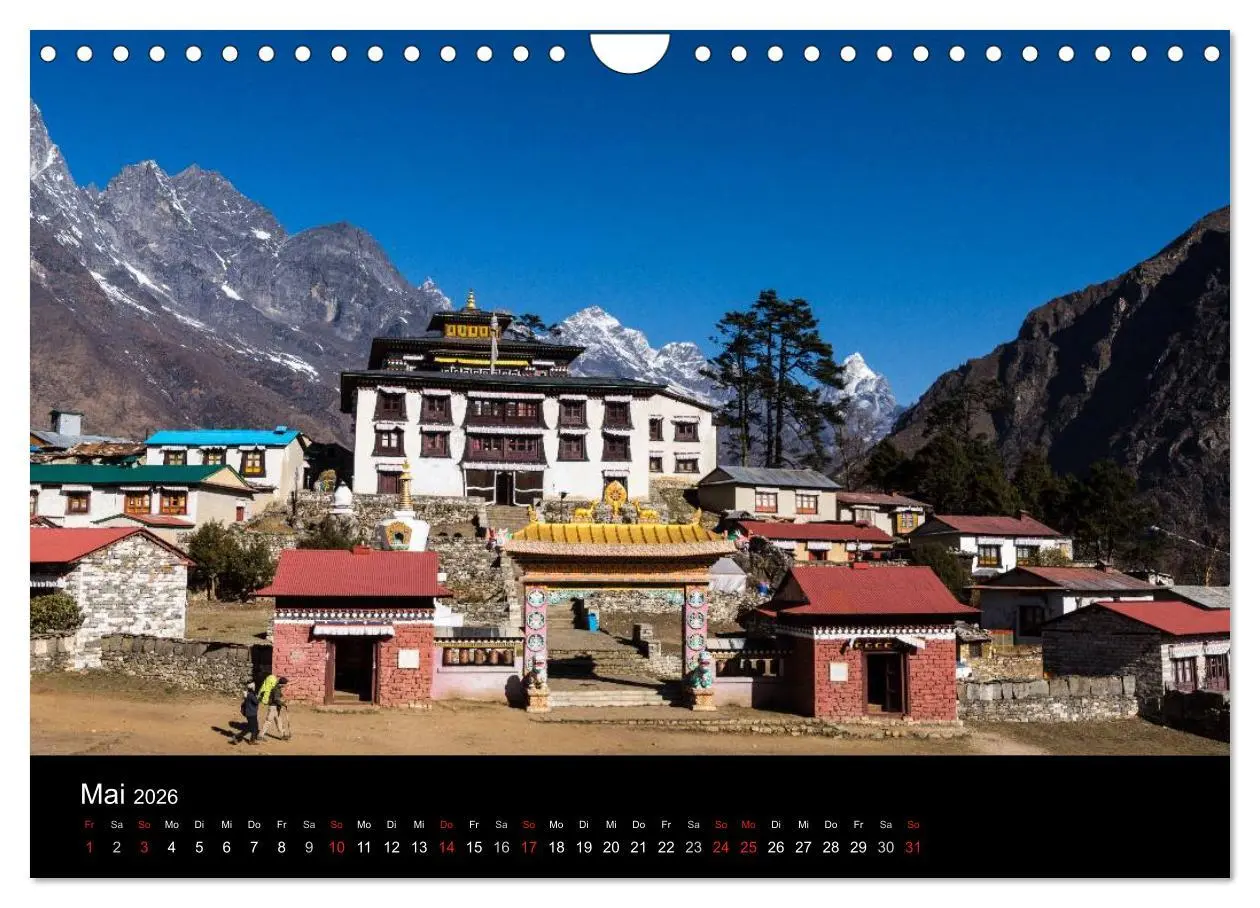Bild: 9783516098853 | Buddhismus im Himalaya (Wandkalender 2026 DIN A4 quer), CALVENDO...