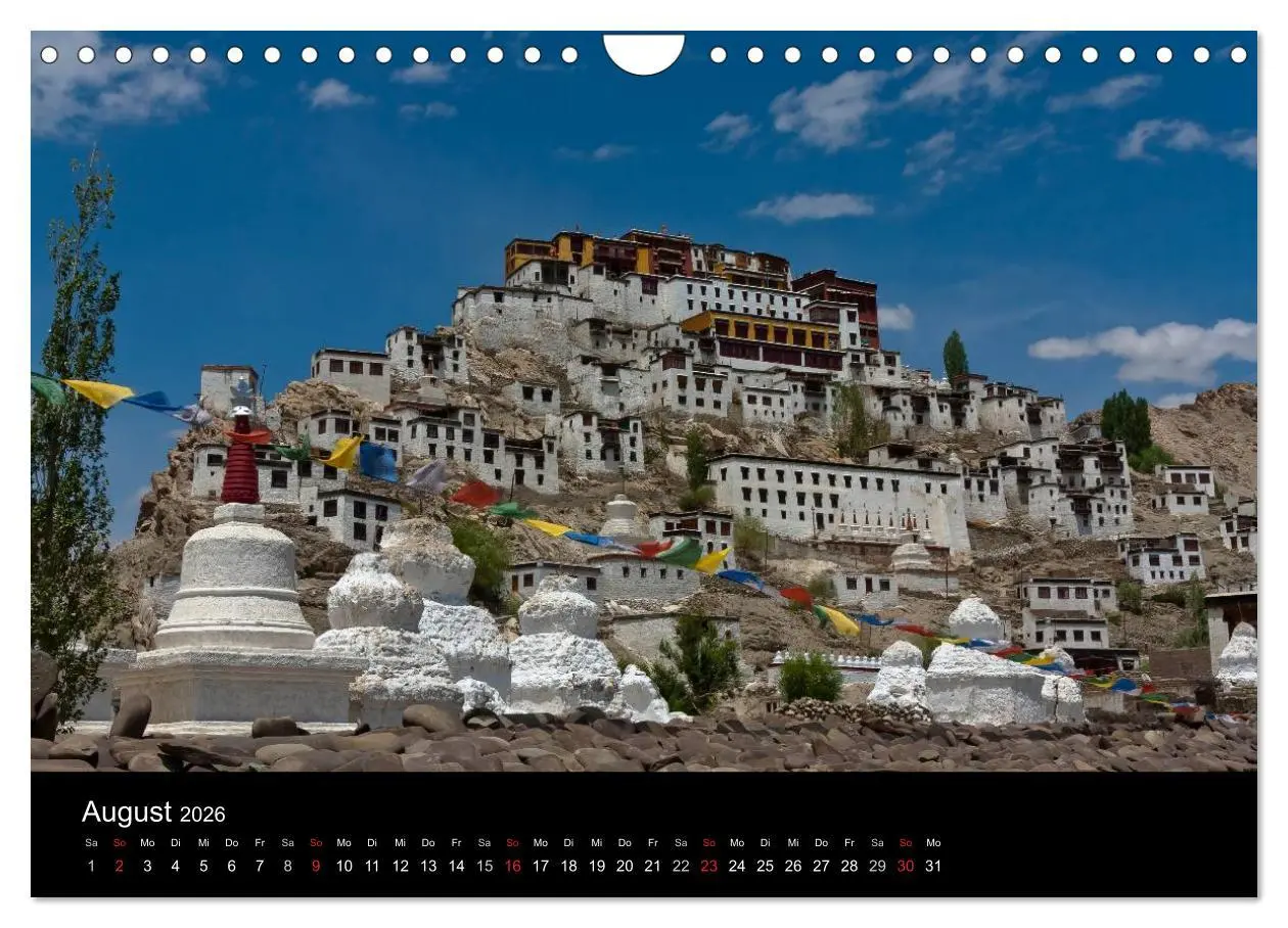 Bild: 9783516098853 | Buddhismus im Himalaya (Wandkalender 2026 DIN A4 quer), CALVENDO...