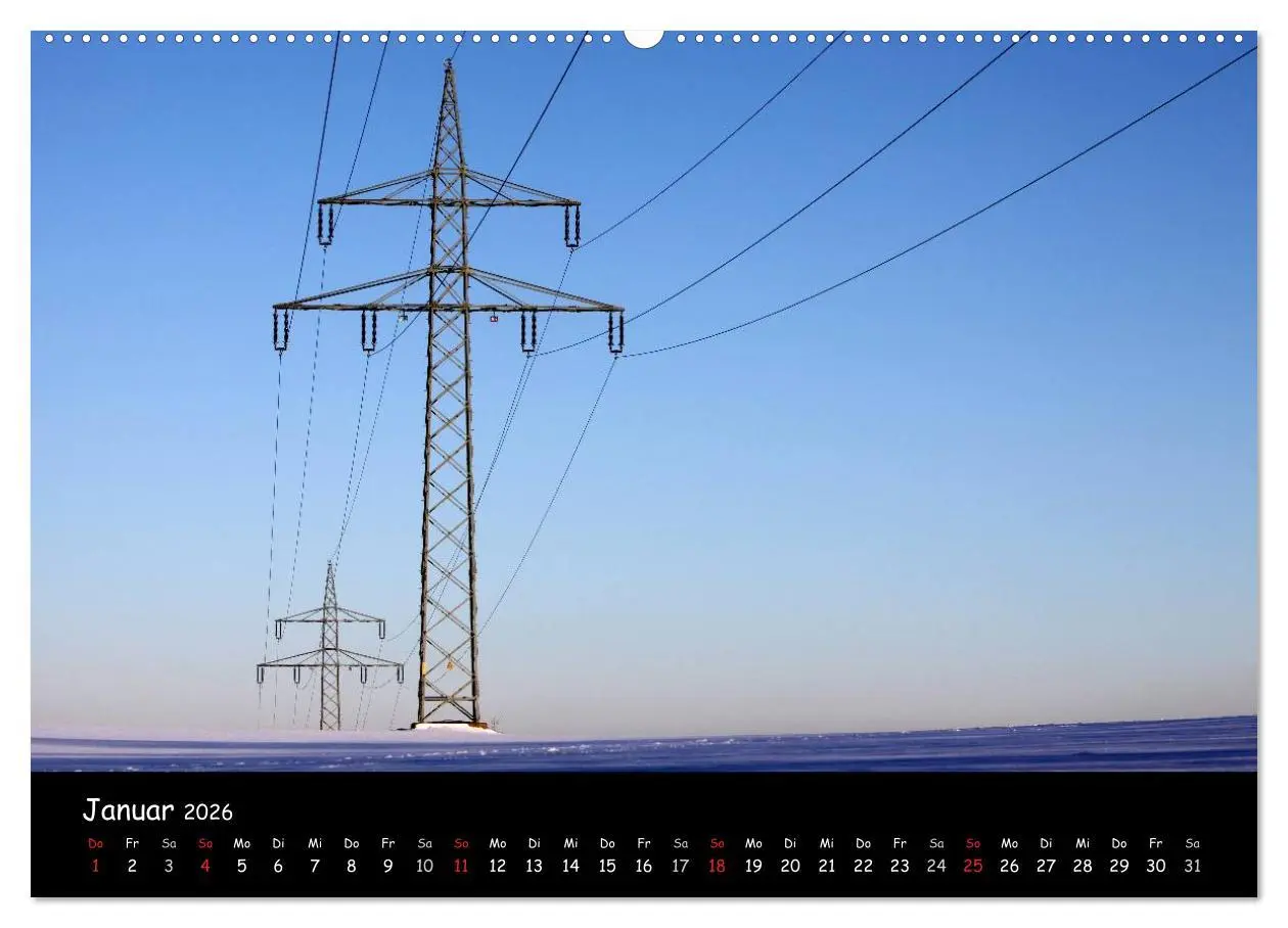Bild: 9783516168853 | Unter Strom (Wandkalender 2026 DIN A2 quer), CALVENDO Monatskalender