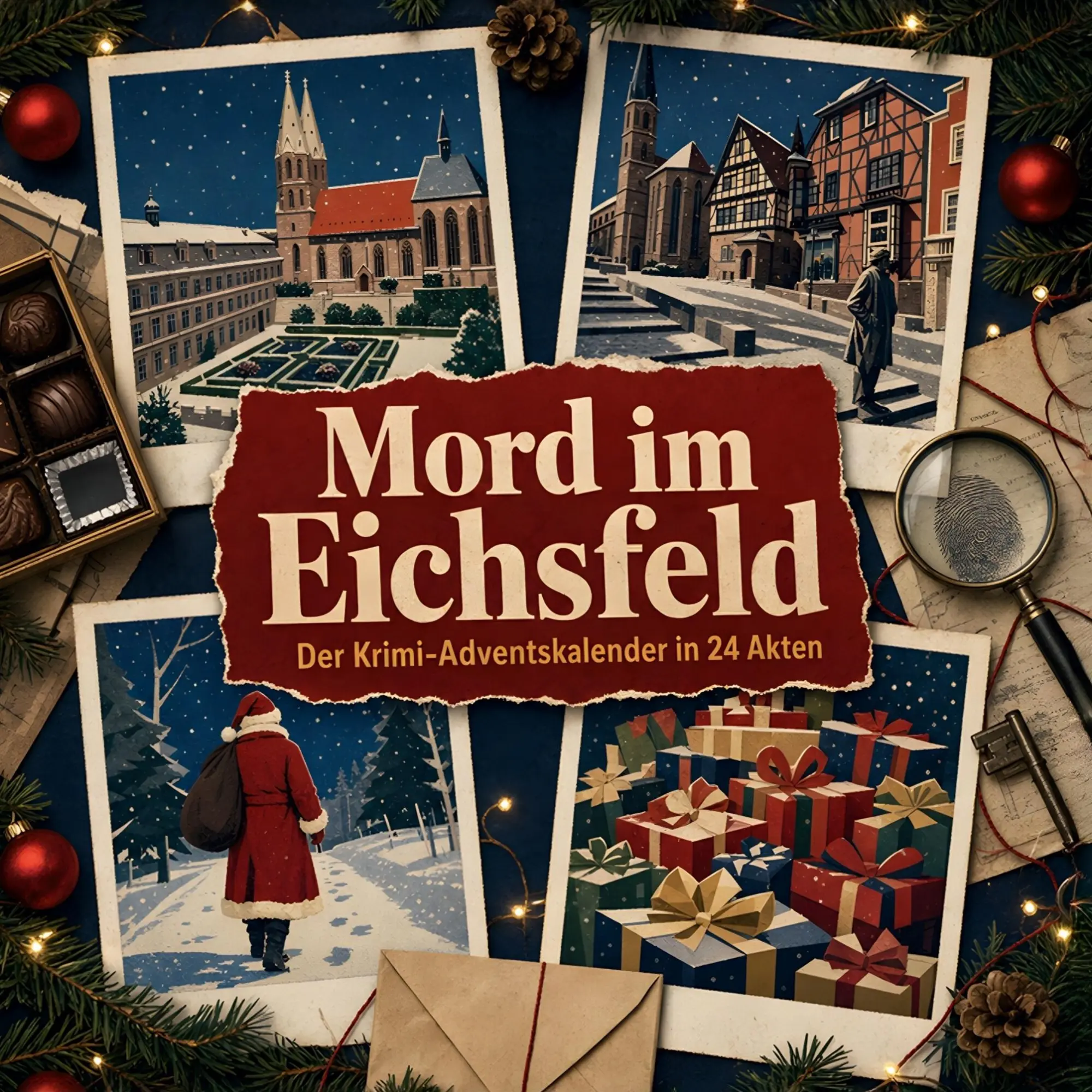 Cover: 9783696118853 | Mord im Eichsfeld | Der Krimi-Adventskalender in 24 Akten | Mia Lange