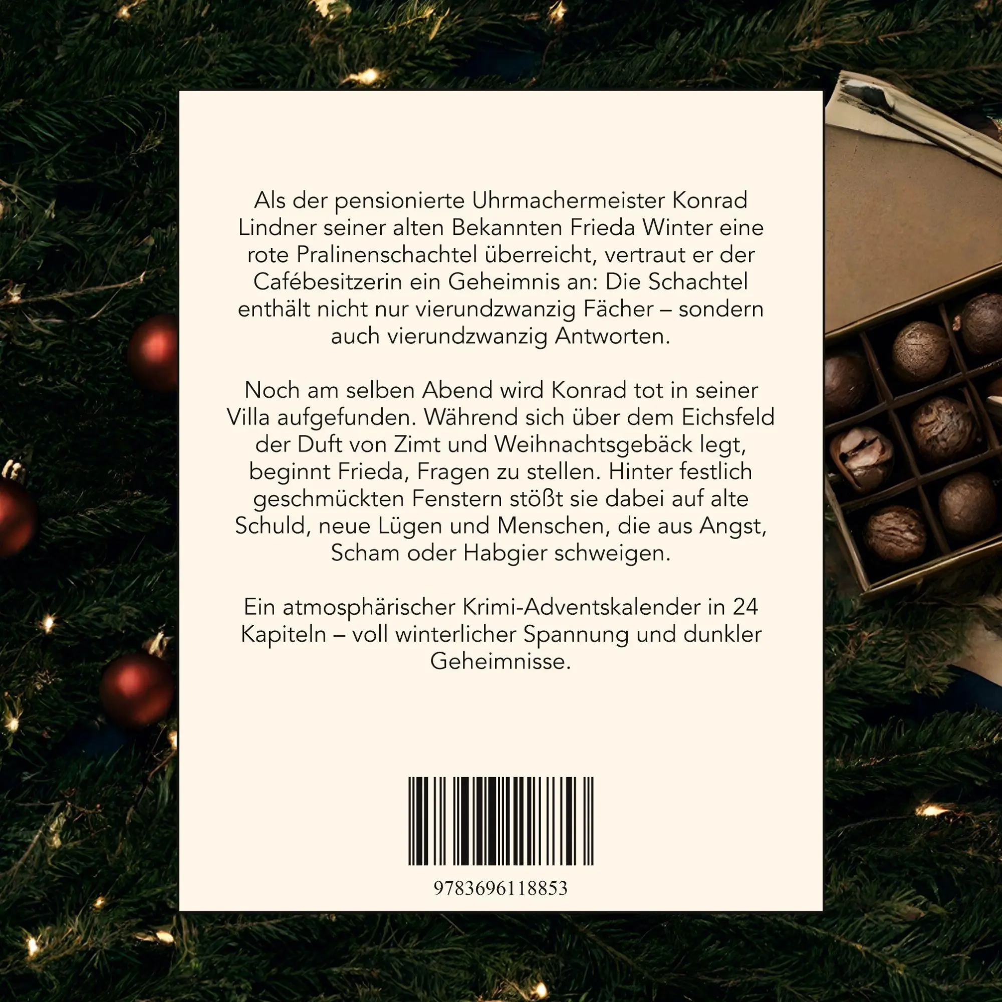 Rückseite: 9783696118853 | Mord im Eichsfeld | Der Krimi-Adventskalender in 24 Akten | Mia Lange