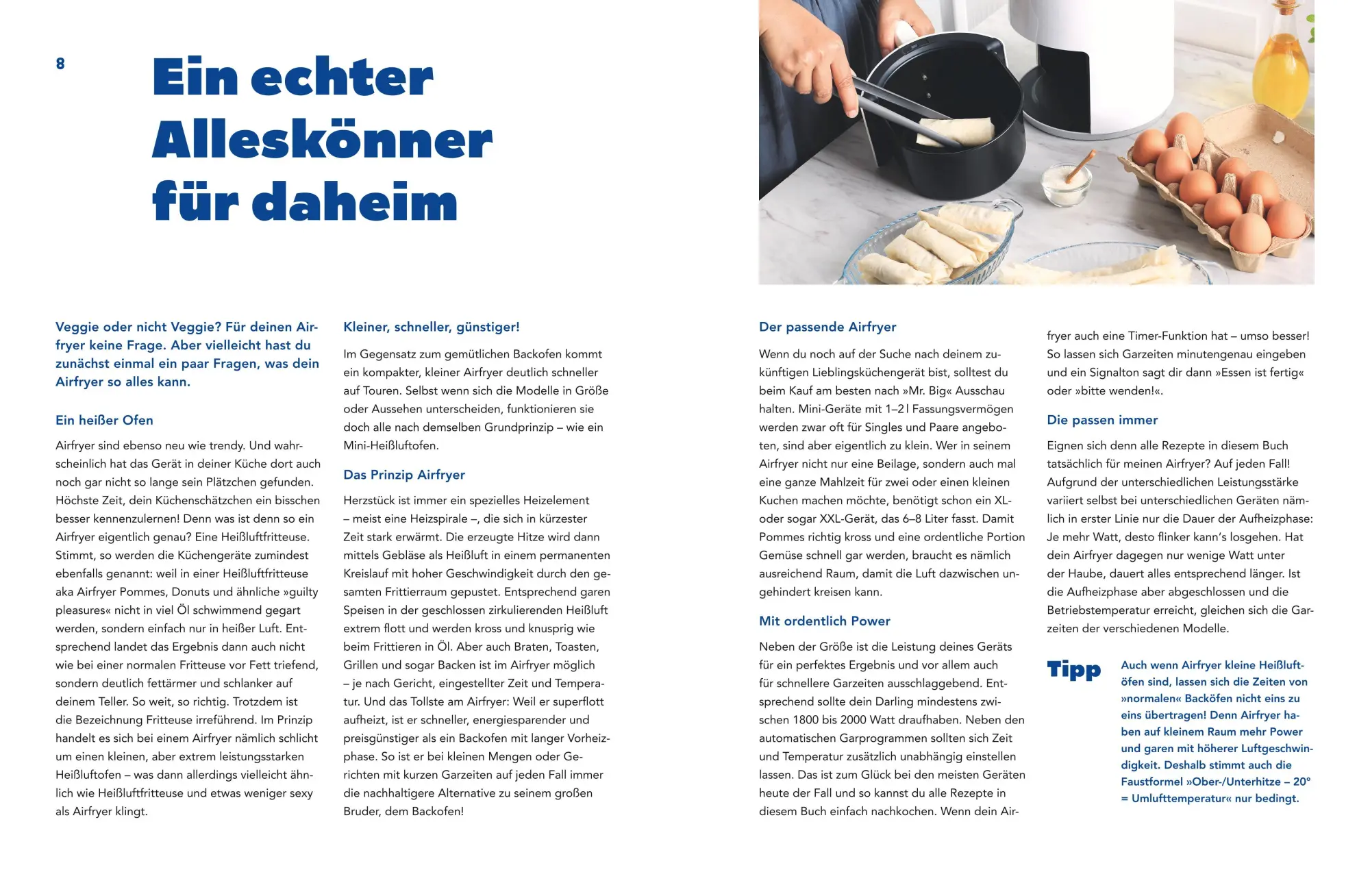 Bild: 9783833898853 | Lieblingsrezepte aus deinem Airfryer - vegetarisch | Tanja Dusy | Buch