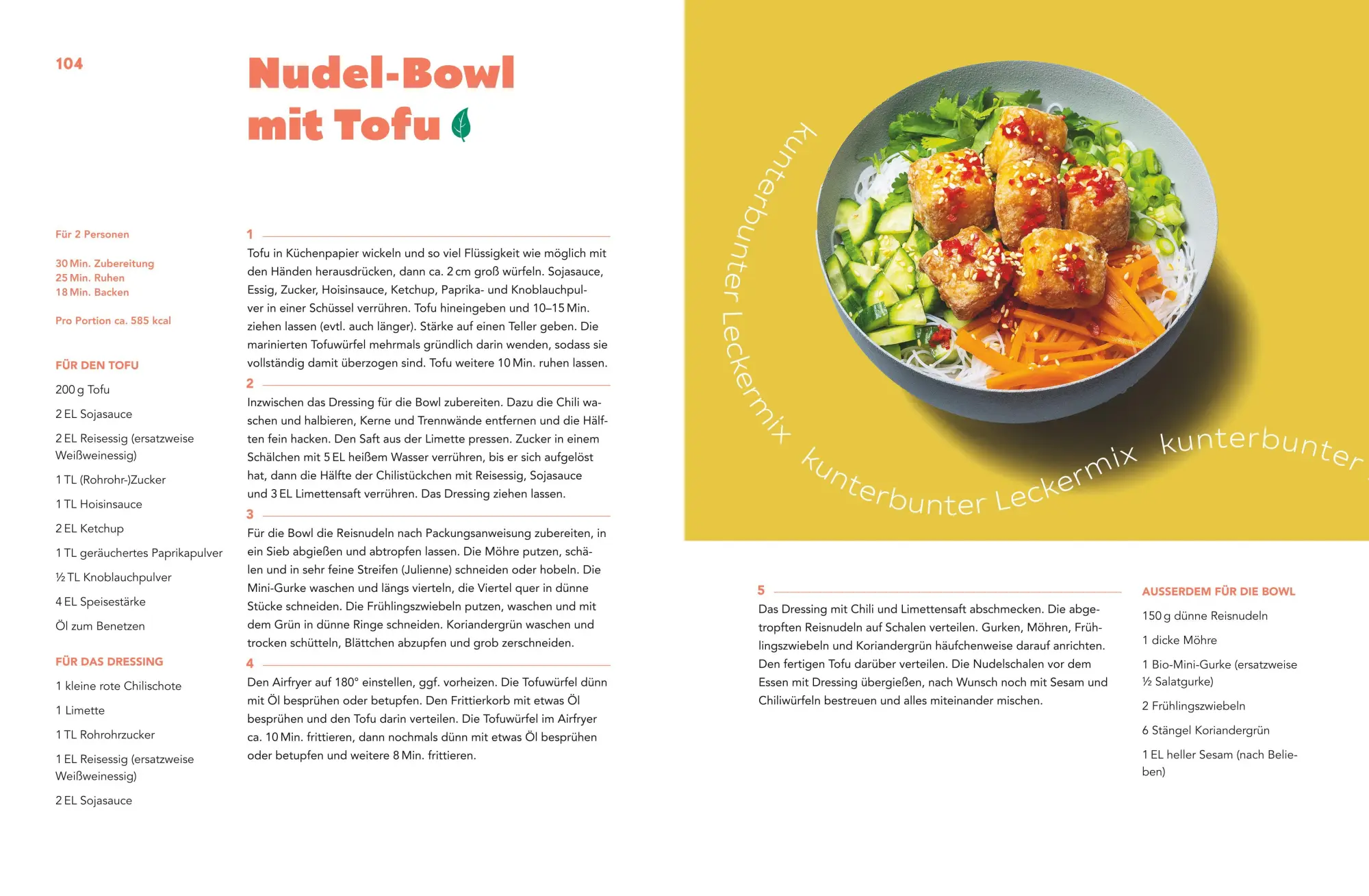 Bild: 9783833898853 | Lieblingsrezepte aus deinem Airfryer - vegetarisch | Tanja Dusy | Buch