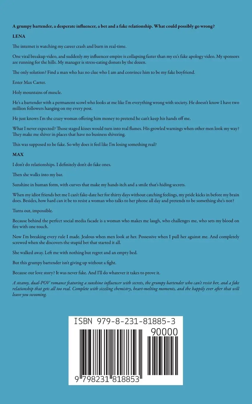 Rückseite: 9798231818853 | The #FakeBoyfriend Bet | Emma Bray | Taschenbuch | Fauxmance Files