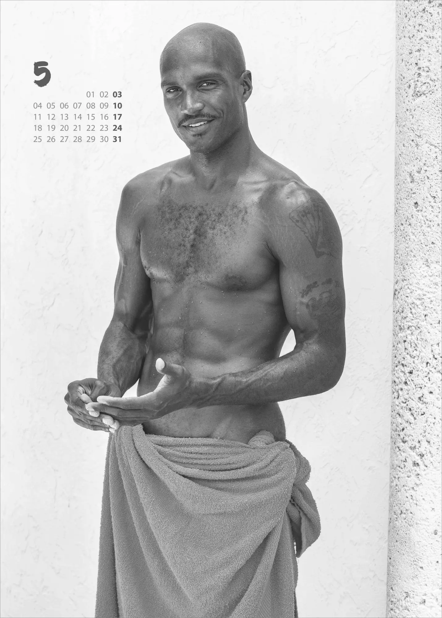 Bild: 4069095008953 | Männer - Wandkalender mit 12 Fotografien im Format 50 x 70 | Kalender