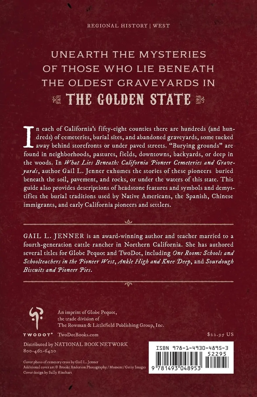 Rückseite: 9781493048953 | What Lies Beneath | California Pioneer Cemeteries and Graveyards