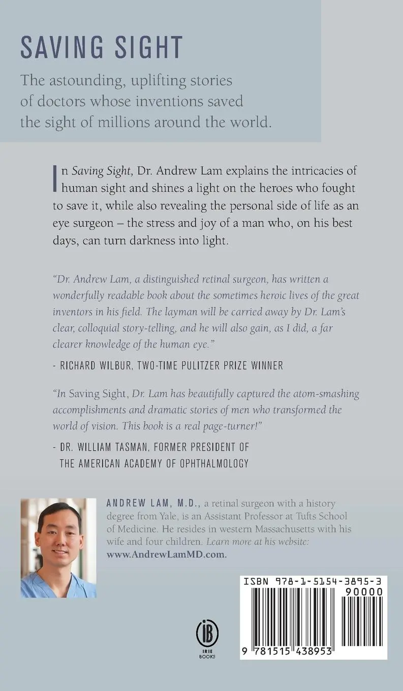 Rückseite: 9781515438953 | Saving Sight | Andrew Lam | Buch | Englisch | 2013 | Irie Books