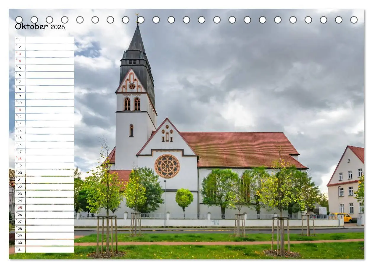 Bild: 9783457688953 | Lutherstadt Eisleben (Tischkalender 2026 DIN A5 quer), CALVENDO...