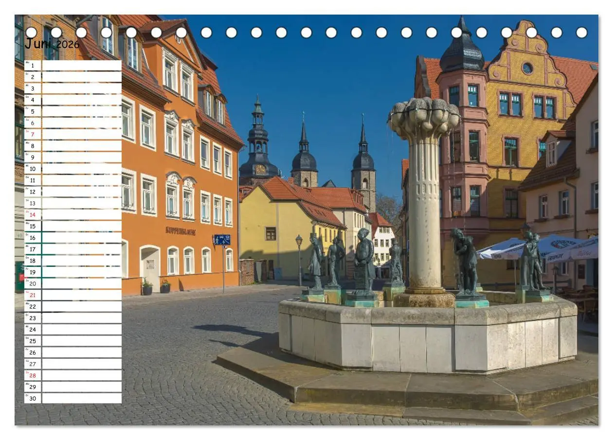 Bild: 9783457688953 | Lutherstadt Eisleben (Tischkalender 2026 DIN A5 quer), CALVENDO...