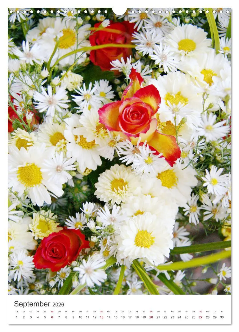 Bild: 9783516398953 | Verliebt in Blumen (Wandkalender 2026 DIN A3 hoch), CALVENDO...
